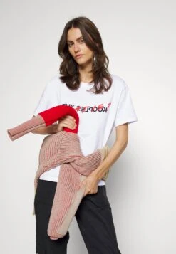 THE KOOPLES Tee Shirt - T-Shirt Imprimé - White -Defacto Boutique a3c27b26b06846409cc53bb0714368b8