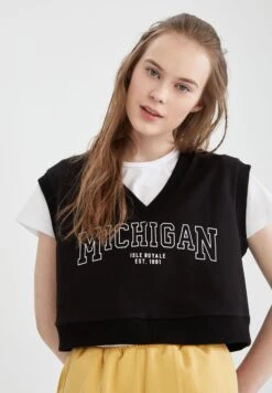 DeFacto Loose Fit - Débardeur - Black -Defacto Boutique a53cfefcb4d9425ebb1c20867224e640