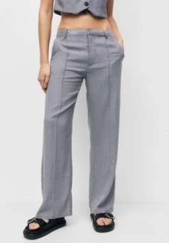 PULL & BEAR With Seam Detail - Pantalon Classique - Grey