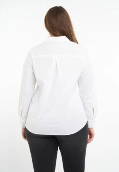 Poplin - Chemisier - White -Defacto Boutique ae0f8b6cdcd64bbeb912eb686350517e