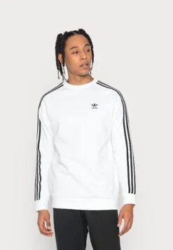 Adidas Originals Adicolor Classics 3-Stripes Crew - Sweatshirt - White