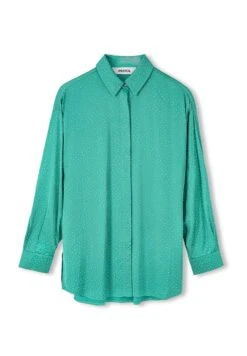 Ipekyol Relaxed Fit Shiny Stone Print - Chemisier - Turquaz -Defacto Boutique bea6b33493c147b4aa4c57e9b1a715d1