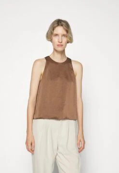 THEORY Racer Tank Crush - Blouse - Pecan -Defacto Boutique c15a2ca88ffd461b9ae4c8719ef3e8e6