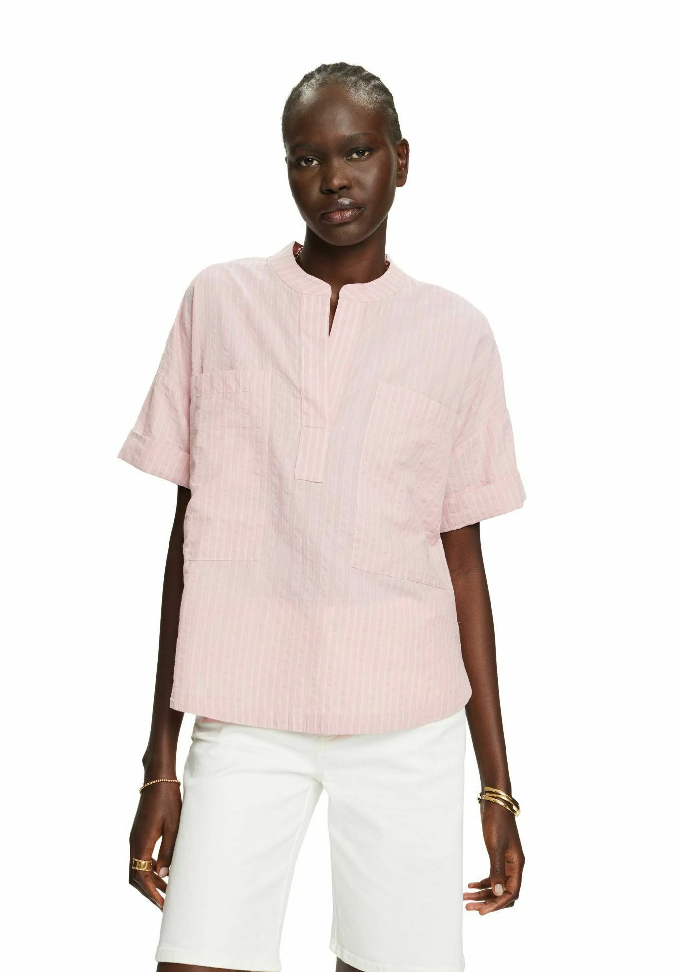 ESPRIT Gestreifte - Blouse - Old Pink 3 6 ESPRIT Gestreifte - Blouse - Old Pink 3 – Image 6