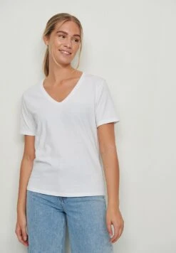 NA-KD 2 Pack - T-Shirt Basique - White/White