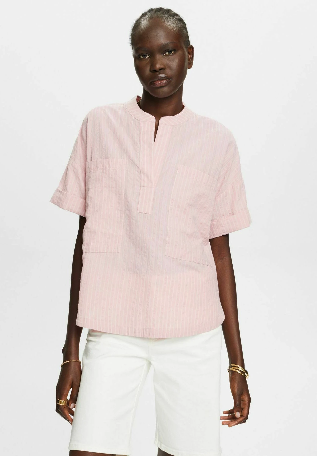 ESPRIT Gestreifte - Blouse - Old Pink 3 1 ESPRIT Gestreifte - Blouse - Old Pink 3