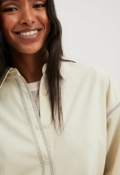 NA-KD Schweres Langarm - Chemisier - Cream 7 NA-KD Schweres Langarm - Chemisier - Cream -Defacto Boutique cc4750b8c7d74a65af9229f63ae0e046