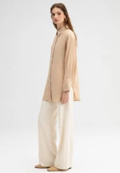 Seersucker Relax - Chemisier - Stone -Defacto Boutique cc63f9fe9a1f4b8f82fccce434949e01