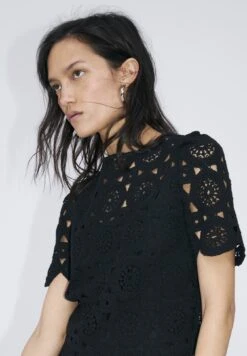 Ikks Blouse - Noir -Defacto Boutique cfae03f9054d42ebb5e44677d81d9c93