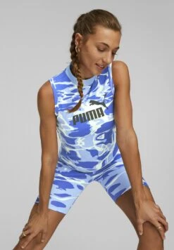 Puma Summer Splash Printed Tank - Débardeur - Day Dream