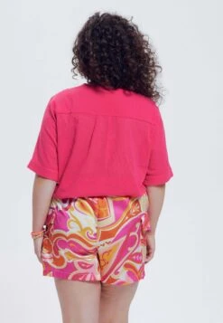 Unie En - Blouse - Corail -Defacto Boutique d9dc128cd7ec4ff9a2ee8f629c1ac3ed