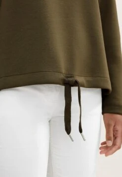 Tom Tailor Mit Kordelzug  - Sweatshirt - Tarmac Khaki -Defacto Boutique db90612138c445b5b608180a7bc0b3c4