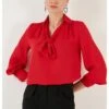 LELA Regular Fit - Blouse - Red