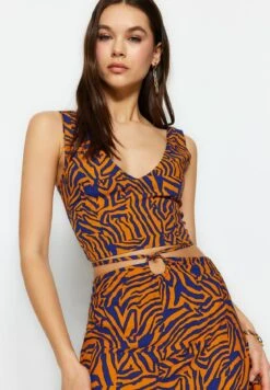 Trendyol Blouse - Orange -Defacto Boutique ebbe4ed366a746d7a35bd620a47bb630