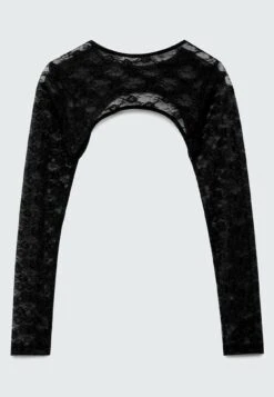 Stradivarius Bolero Mit - T-Shirt À Manches Longues - Black -Defacto Boutique f013378a3e484927b098cdd25532d8a3