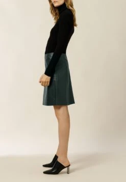 IVY OAK Liana - Jupe En Cuir - Iris Leaf -Defacto Boutique f66a18c2c42948dba4c771113a3dd7bc