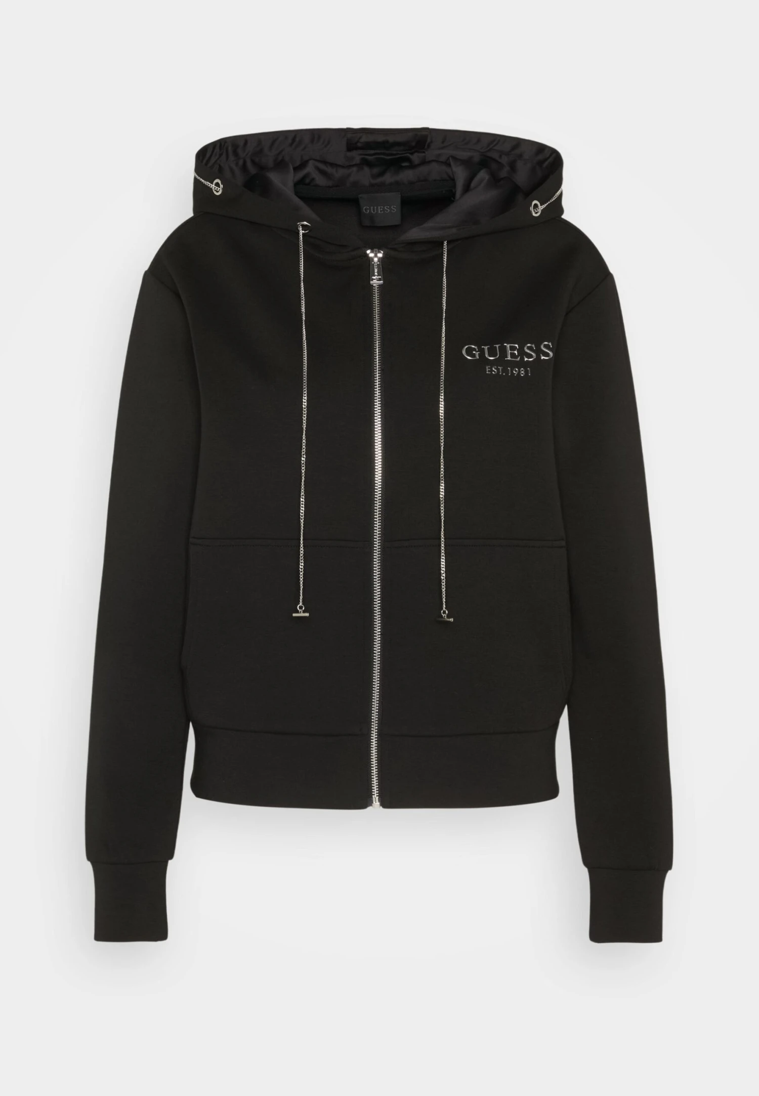 Guess Hoody Zipped - Sweat Zippé - Jet Black 5 Guess Hoody Zipped - Sweat Zippé - Jet Black – Image 5