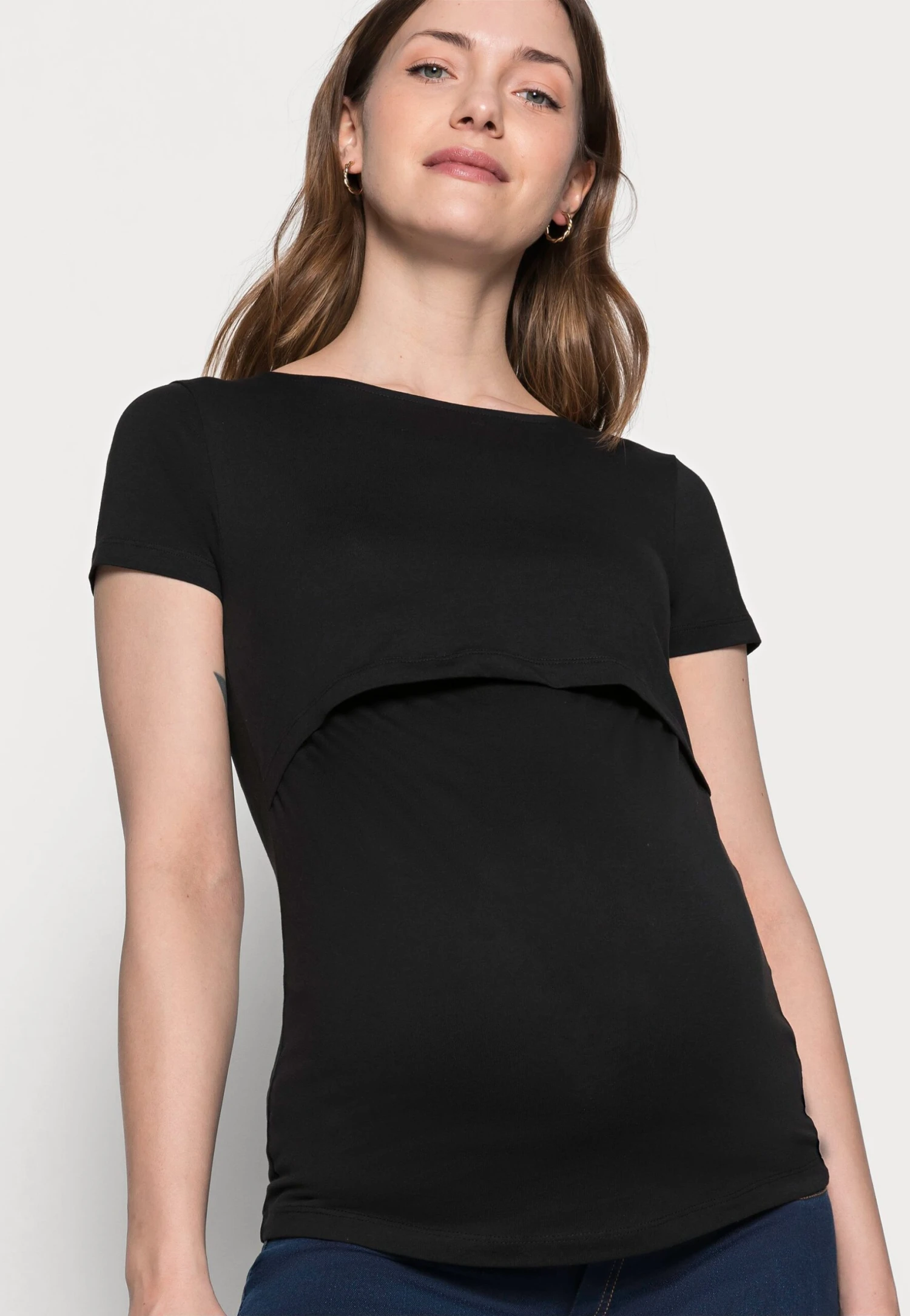 Nursing 2Er Pack - Basic T-Shirt - T-Shirt Basique - Dark Blue/Black 5 Nursing 2Er Pack - Basic T-Shirt - T-Shirt Basique - Dark Blue/Black – Image 5